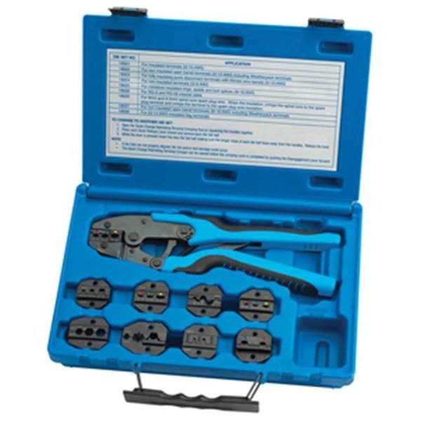 S&G Tool Aid Corporation S & G Tool Aid Ta18980 Master Ratcheting Terminal Crimper Set TA18980